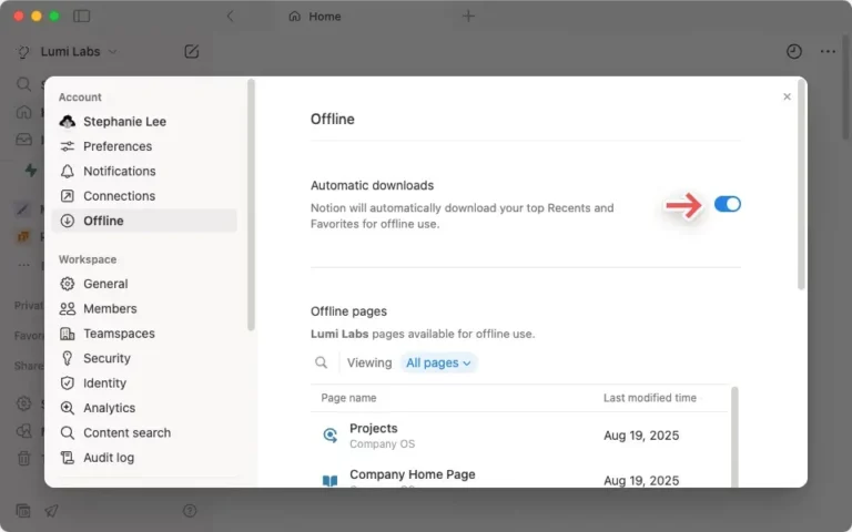Finally, Notion Works Offline: Update for Productivity