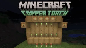 How to Make a Copper Torch in Minecraft (Crafting Guide)