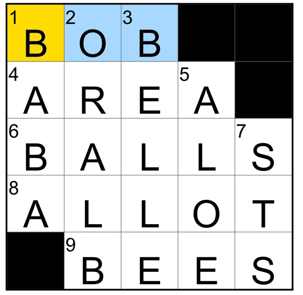 NYT Mini Crossword Answers September 22, 2025