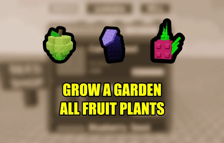 Grow a Garden: Complete List of All Fruit-Type Plants