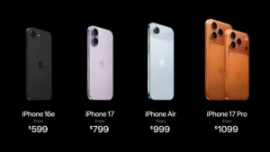 Apple Debuts iPhone 17 Lineup with Premium Prices