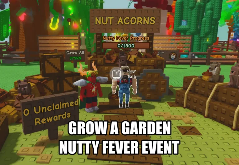 Grow a Garden Nutty Fever Event Guide – October 2025