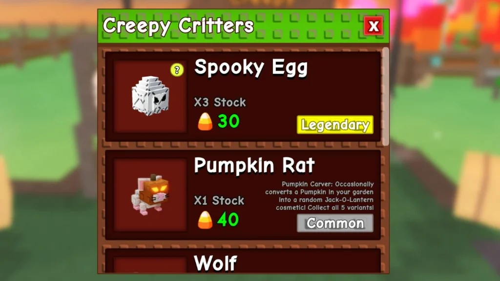 👻 Method 3: Creepy Critters Halloween Shop (Candy Corn)