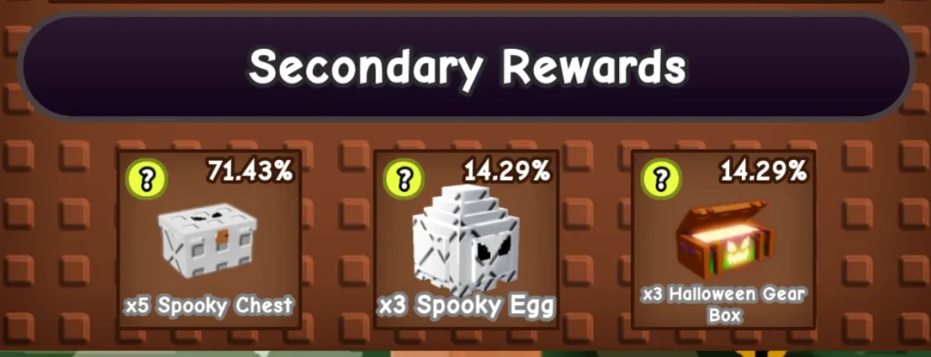 ???? Secondary Random Rewards (Drop Pool)