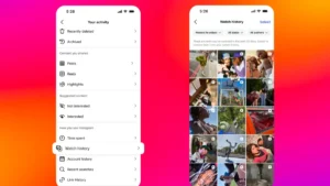 Instagram Watch History Feature