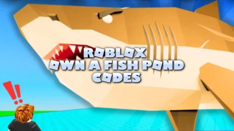 Roblox Own a Fishpond Codes (October 2025)