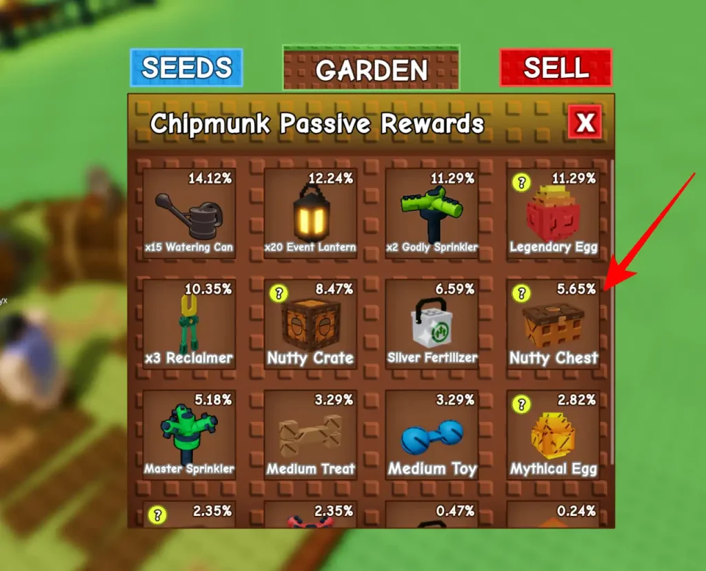 Obtain Through the Free Acorn Chest