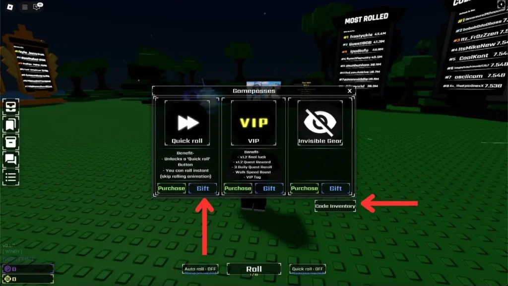 Steps to Create a Gift Code: