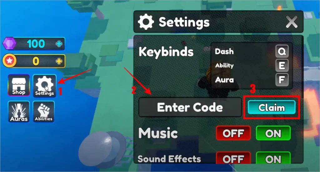 🎮 How to Redeem Roblox Aura Battles Codes