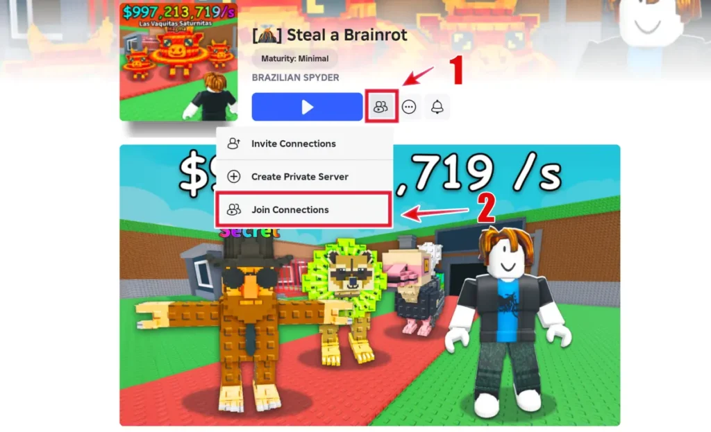 How to Join a Private Server in Steal a Brainrot