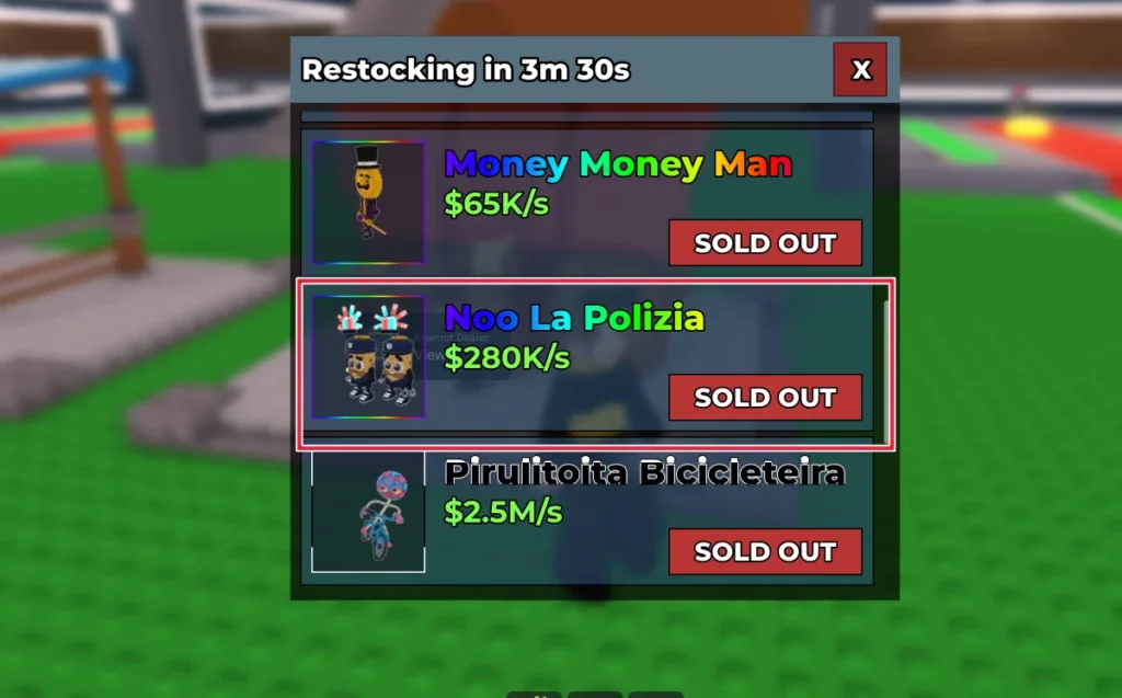 Using the Brainrot Dealer