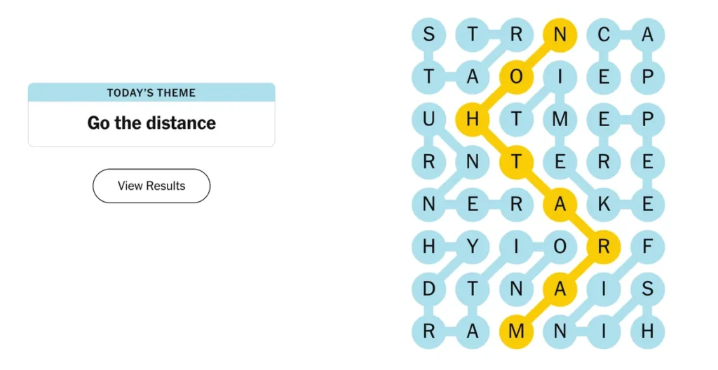 The completed NYT Strands puzzle for Sunday, Nov. 2, 2025.