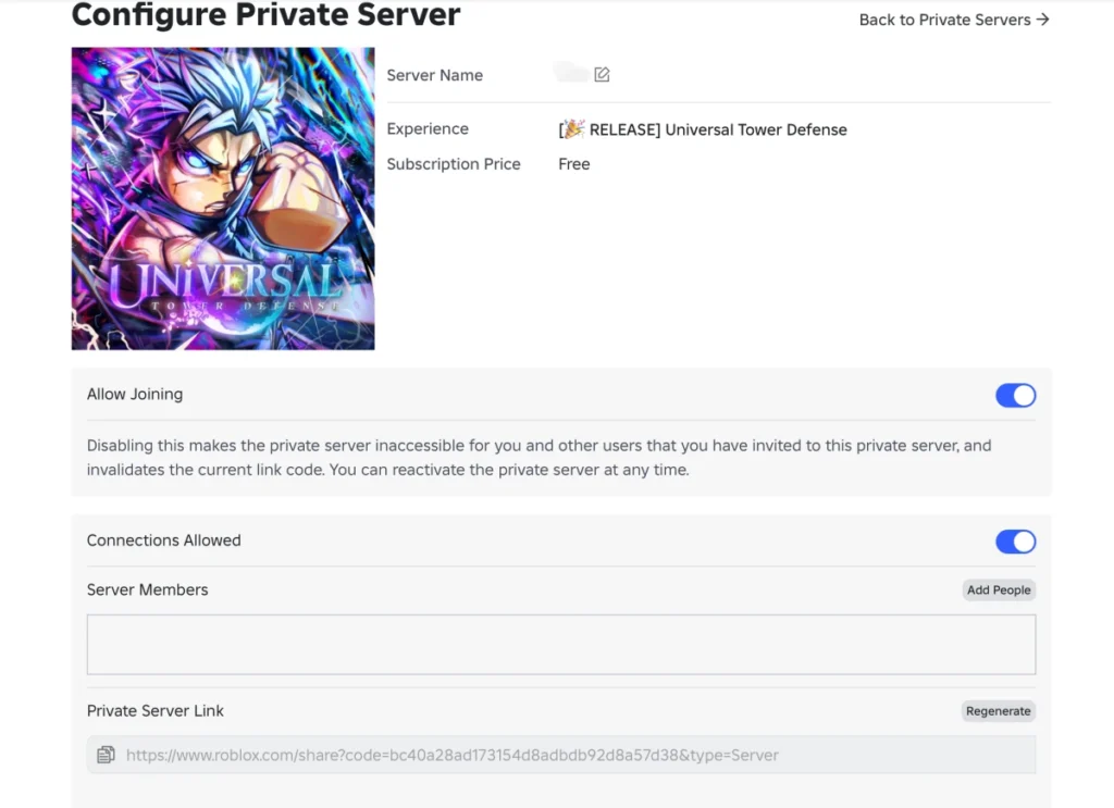 ๐ฅ How to Invite Friends to Your UTD Private Server
