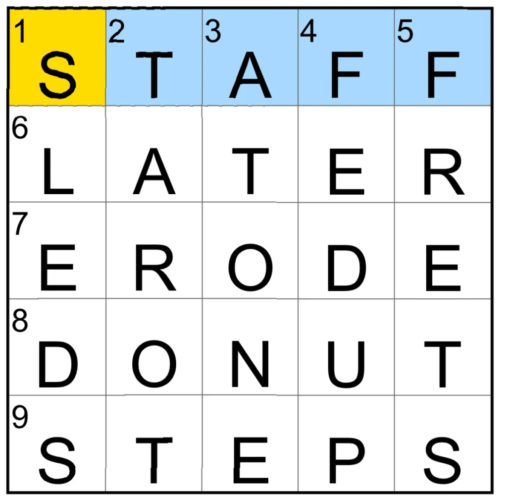 The completed NYT Mini Crossword puzzle for Jan. 29, 2026.