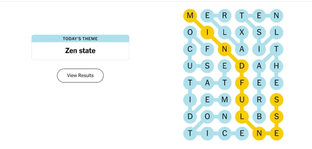 The completed NYT Strands puzzle for Jan. 28, 2026.