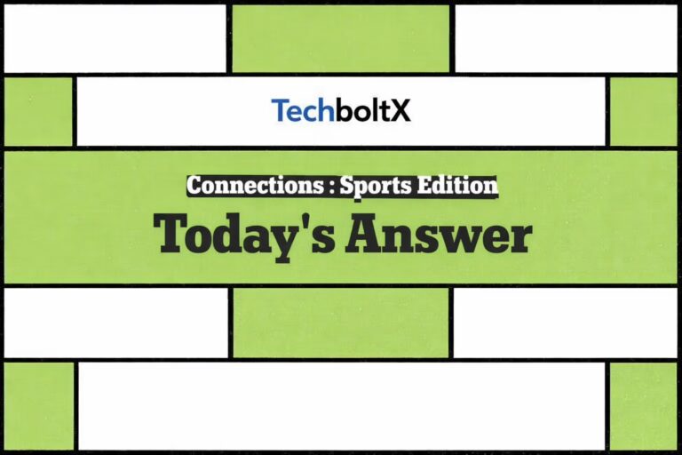 NYT Connections: Sports Edition