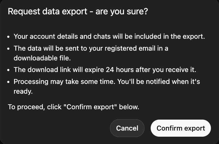 Step 1: Export Your Data from ChatGPT