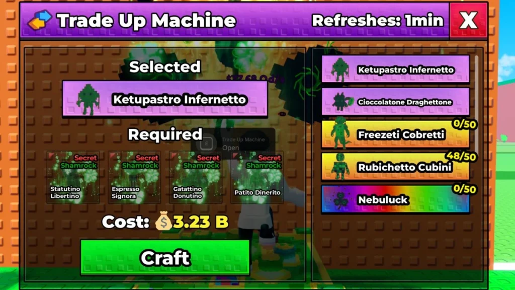 Trade Up Recipe Rotation