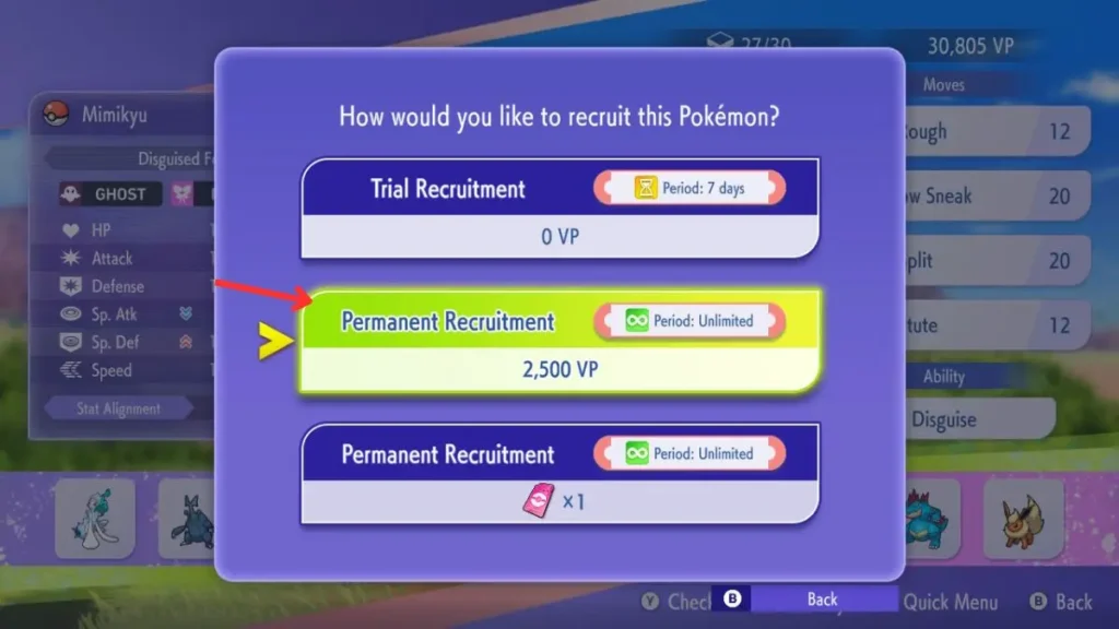 1. Recruit Pokémon