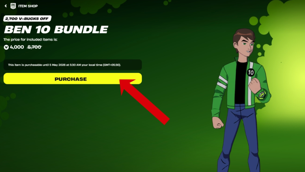 How to Get Ben 10 Skins in Fortnite