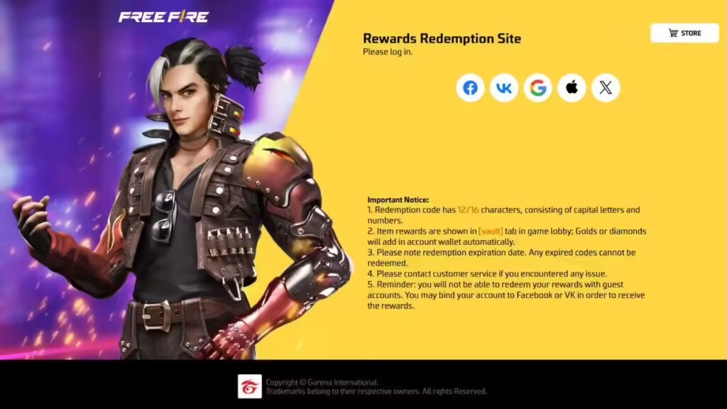 How to Redeem Free Fire MAX Codes