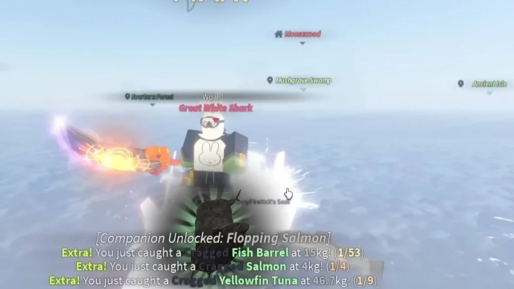 8. Flopping Salmon