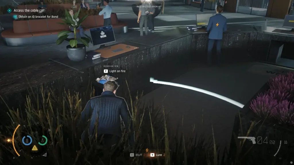 Step 1: Distract the Target NPC