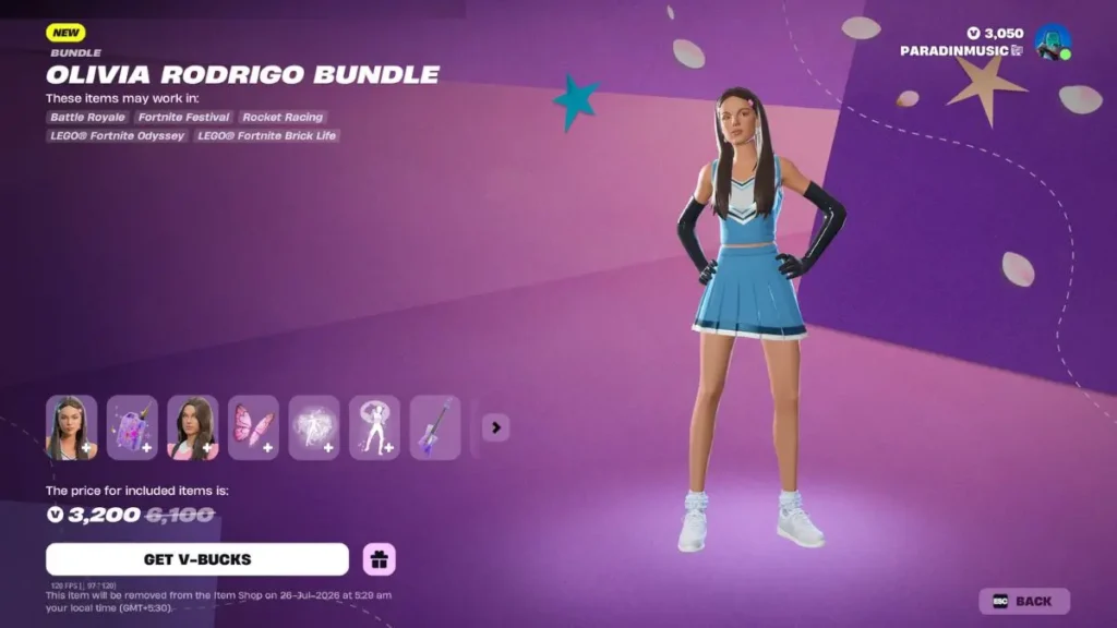 How to Get Olivia Rodrigo in Fortnite
